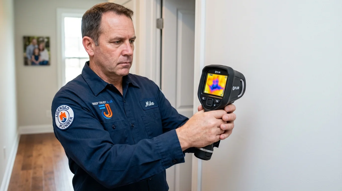 Thermal imaging leak detection by Johns Plumbing LLC in Neodesha